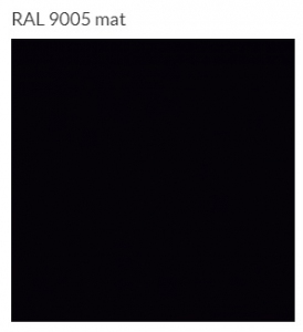Terma Warp S grzejnik łazienkowy 1695x500 czarny mat