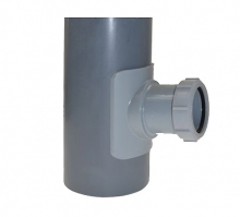 Mcalpine uniwersalne siodło mechaniczne do pionów kanalizacyjnych 110/50mm BOSSCONN110-50-GR