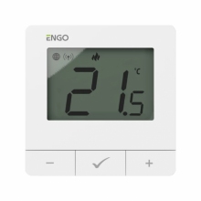 Engo E25-230W Regulator temperatury, 230V, biały, Internetowy, natynkowy ZigBee/868MHz
