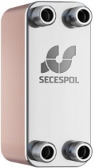 Secespol wymiennik płytowy lutowany moc 45 kW  LB 31-40 dn25 0203-0064