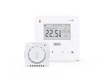 Tech przewodowy regulator pokojowy T-5Z Wifi podtynkowy