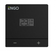 ENGO przewodowy regulator dobowy czarny EASY230B
