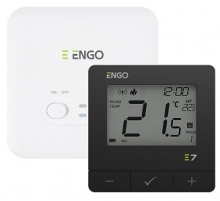 Engo E7-RFB Regulator temperatury bezprzewodowy czarny 932342602