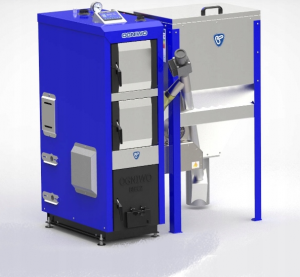 OGNIWO KOCIOŁ BIO DUO 15 KW PODAJNIK PRAWY