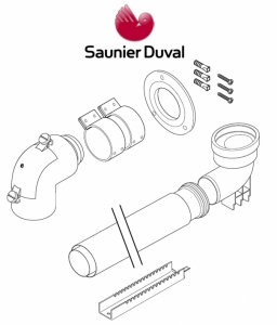 Saunier Duval odprowadzenie spalin do szachtu 60/100-80 S0020267925