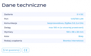 SALUS- Bramka Internetowa sieci ZigBee UG800