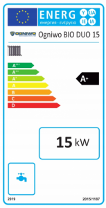 OGNIWO KOCIOŁ BIO DUO 15 KW PODAJNIK LEWY