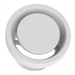 Heatpex Aria anemostat wywiewny 125 biały 52002200100W