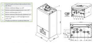 De Dietrich kocioł gazowy MCR4 19kW 1-funkcyjny 7857044