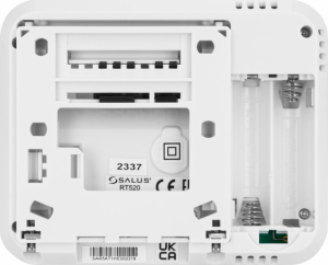 SALUS- Przewodowy, natynkowy regulator tygodniowy, bateryjny, OpenTherm RT520
