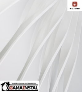 Terma Cyklon H 410x1600 grzejnik dekoracyjny biały