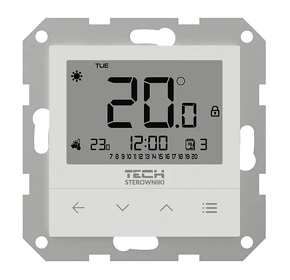 Tech przewodowy regulator pokojowy zasilany 230V do systemów ramkowych