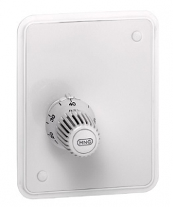 Honeywell zestaw do ogrzewania podłogowego RTL z widoczną głowicą 6102RUB15
