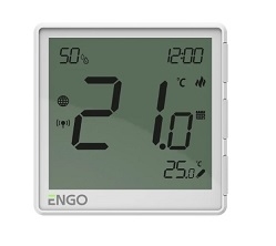 Engo EONE-230W Regulator temperatury, 230V, biały, Internetowy, podtynkowy, ZigBee