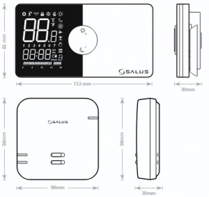 Salus regulator bezprzewodowy 091PRORF
