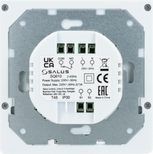 Przewodowy/bezprzewodowy, podtynkowy regulator tygodniowy Quantum, 230 V AC, biały