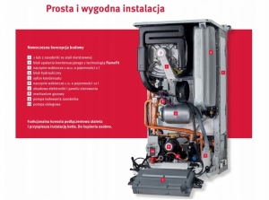 Saunier Duval kocioł gazowy Isofast 21 Condens T26-CS/1 0010025219