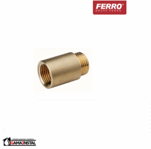 Ferro przedłużka mosiężna dn15 x 40mm P40Z