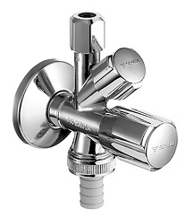 Schell Comfort kombinowany zawór kątowy 1/2x3/8x3/4  035450699