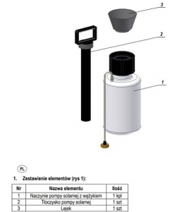 Hewalex pompa ręczna do napełniaina instalacji