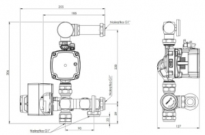 wymiary Afriso 90551
