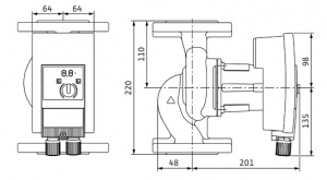 Wilo pompa c.o Yonos Maxo 40/0,5-8 2120646