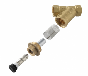 Filtr skośny siatkowy z magnesem 3/4