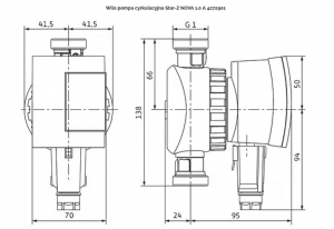 Wilo Star-Z Nova 1.0 A15 pompa c.w.u 4272901