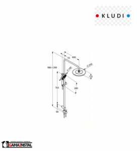 Kludi Freshline Dual Shower System 6709005-00