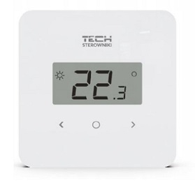 Tech R-12B regulator przewodowy z pomiarem wilgotności natynkowy