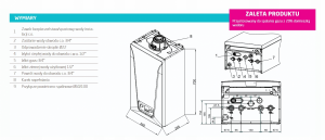 DE DIETRICH BAXI KOCIOŁ GAZOWY LUNA CLASSIC 24 2-FUNKCYJNY
