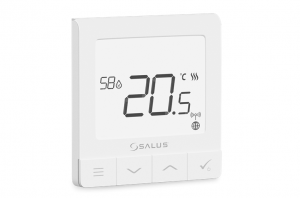 Przewodowy/bezprzewodowy, podtynkowy regulator tygodniowy Quantum, 230 V AC, biały