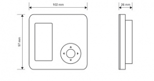 Euroster 4040 regulator temperatur przewodowy tygodniowy  E4040